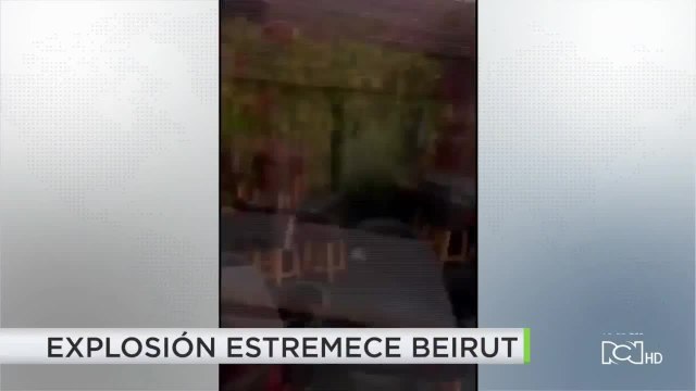 Impresionante explosión en puerto de Beirut deja decenas de heridos
