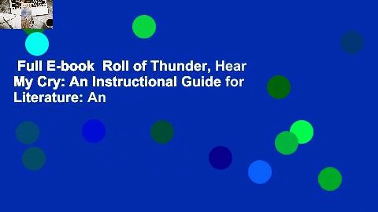 Full E-book  Roll of Thunder, Hear My Cry: An Instructional Guide for Literature: An