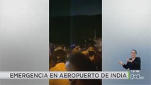 Avión se parte en dos tras estrellarse al aterrizar en aeropuerto de India