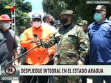 Desplegados 3.500 integrantes de la FANB para atender emergencia por desbordamiento de río El Limón