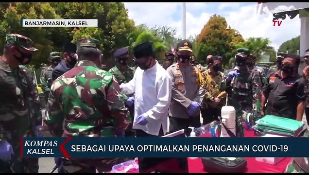 Pangdam VI/Mulawarman Luncurkan Tim Mobil Penanganan Covid-19 di Wilayah Kalsel
