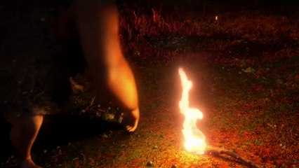 The Croods movie clip - Family Finds Fire
