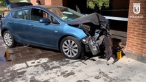 Herida grave mujer de 79 años tras empotrar su coche contra un pilar