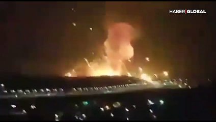 Ürdün'ün Zerka kentinde büyük bir patlama meydana geldi