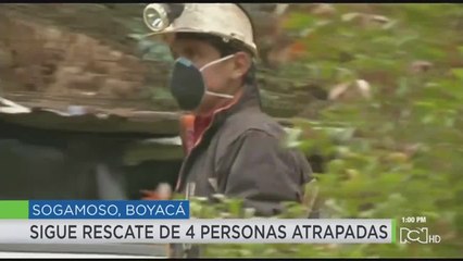 Cuatro personas completan 144 horas atrapados en mina de Sogamoso