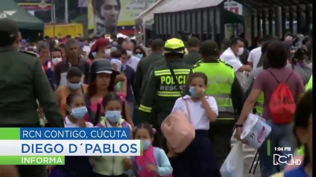 Por coronavirus, el tapabocas es protagonista en la frontera de Colombia con Venezuela
