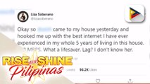TALK BIZ: Liza Soberano at ilang celebrities, trending matapos mag-tweet tungkol sa kanilang internet connection