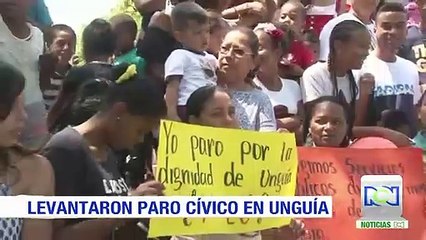 Levantan paro cívico en Unguía, pese a la falta del servicio eléctrico en la localidad