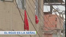 Habitantes de Soacha recurren a banderas rojas para solidaridad
