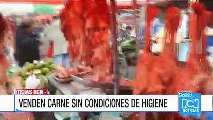 En pésimas condiciones de higiene se comercializa la carne en el sur de Bogotá