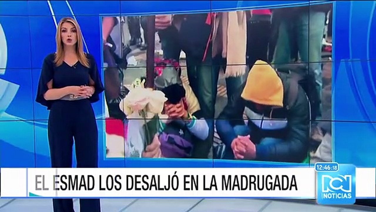 Desalojan Campamento por la Paz instalado en la Plaza de Bolívar, en Bogotá