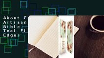 About For Books  NIV, Artisan Collection Bible, Cloth over Board, Teal Floral, Designed Edges