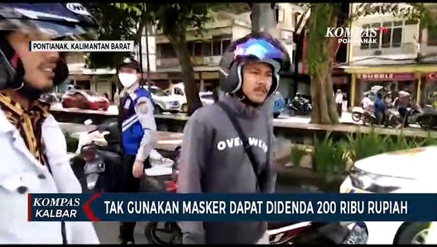 Denda Rp 200 Ribu Menanti Warga yang Tidak Gunakan Masker