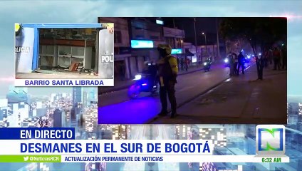 Fuertemente custodiada permanece la localidad de Usme luego de jornada de saqueos