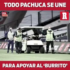 Todo Pachuca se une para apoyar al 'Burrito' Hernández