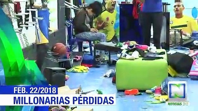 No paran los saqueos y disturbios en Bogotá