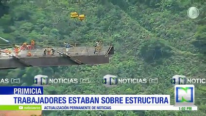 Revelan nuevo video del impresionante colapso del Puente Chirajara