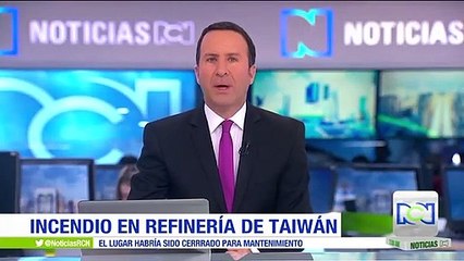 Grave incendio en una refinería de petróleo en Taiwán
