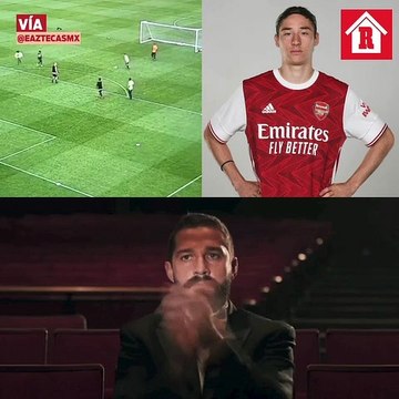 Golazo de MArcelo Flores, juvenil mexicano en el Arsenal