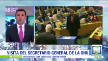 Expectativa por la reunión entre presidente Santos y el secretario general de la ONU