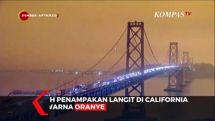 Mengerikan! Langit California Berwarna Oranye