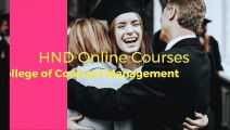 HND Online Courses