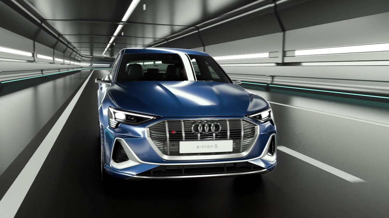 Audi e-tron S Sportback - Durchströmte Radlaufblenden Animation