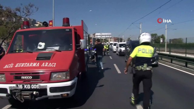 Tek teker üzerinde giden sürücüye tek seferde 7 bin lira ceza