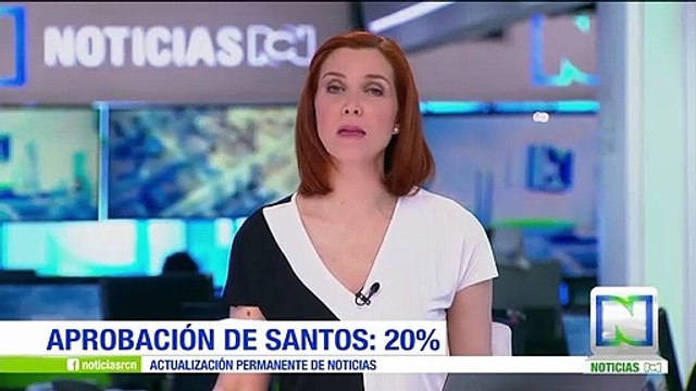 Aprobación del gobierno de Juan Manuel Santos está en el 20%, según encuesta de Yanhaas