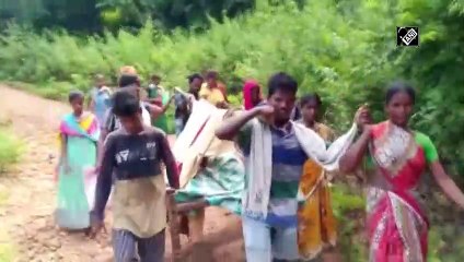 गर्भवती महिला को पालकी में बैठाकर तय किया 10 किलोमीटर का सफर