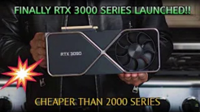NVIDEA 3000 SERIES LAUNCHED | RTX 3070/3080/3090 | PRICE | SPECS | TITAN KILLER | ARCHITECTURE|