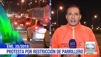 Disturbios por restricción de parrilleros en Bogotá