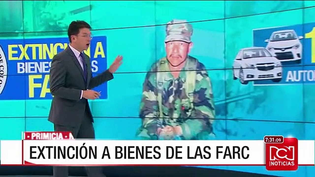 Fiscalía aplicará extinción de dominio a millonarios bienes de las Farc