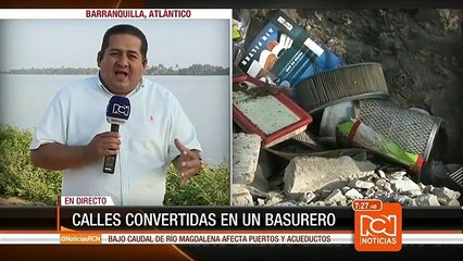 Habitantes de Barranquilla denuncian un basurero a cielo abierto