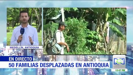 Más de 200 personas desplazadas en Cáceres, Antioquia por enfrentamientos entre bandas criminales