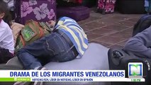 Niños venezolanos migrantes también viven una travesía para salir del país