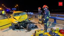 Un fallecido y dos heridos graves en un accidente de tráfico en la M-50