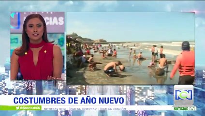 Paseos de olla, baños de mar y parrilladas para recibir el 2018