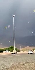 Una violenta tempesta ha colpito l'Arabia Saudita