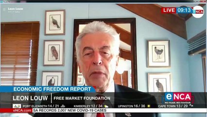 Economic freedom reports shows SA is doing slightly better