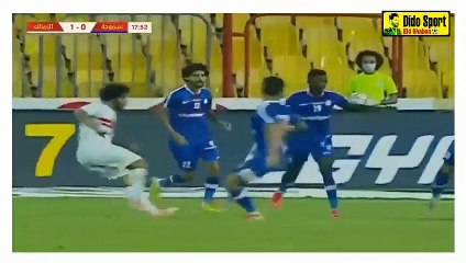 اهداف مباراه الزمالك وسموحه 3-3 -- مباراه غريبه ومثيره جدا -- سموحه احرز 4 اهداف ولكن اتعادل 3-3