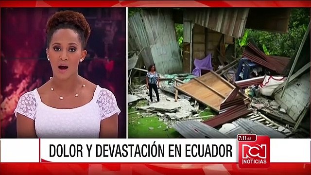Las zonas más afectas por el terremoto en Ecuador
