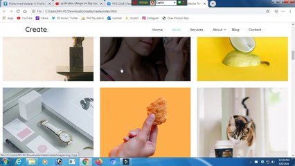 I have created a IT Company website using html5, css3, bootstrap