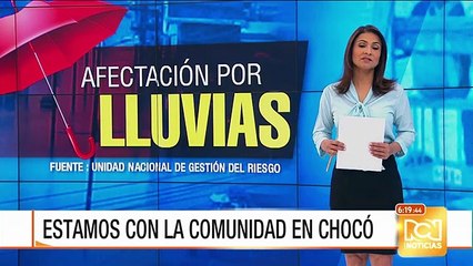 "Nosotros no hemos recibido nada": damnificada por inundaciones en Condoto