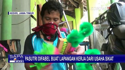 Inspiratif! Pasutri Difabel Ini Ciptakan Lapangan Kerja dari Usaha Sikat