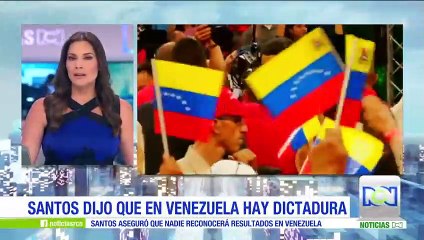 Santos le respondió a Maduro luego de que lo calificara de "balurdo"