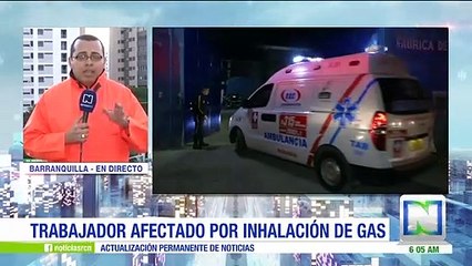 Emergencia en una fábrica de Barranquilla por fuga de sustancias químicas