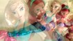 Princess Makeover Ariel Mermaid Elsa Barbie RED HAIR using Sofia Bathtime Fingerpaint Bath Paint