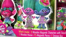 Trolls Magnetic Dress Up Wooden Dolls & Playhouse Fun 75 Magnetic Troll Clothing by Funtoys