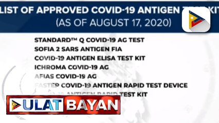 Antigen screening protocol, aprubado na sa ilalim ng IATF Resolution No. 70
